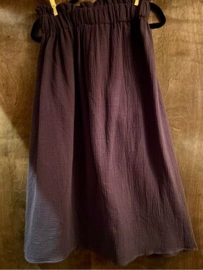 Maxi Skirt with Wide Elastic Waistband